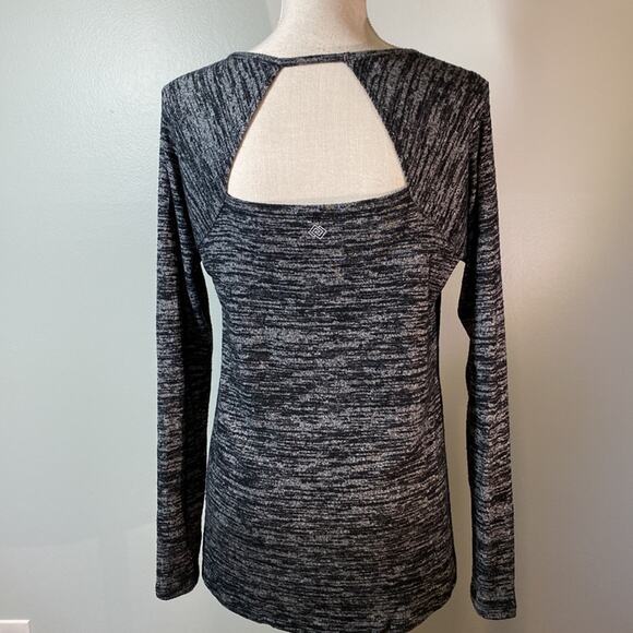Zelos Heathered Black/White Top Women's Medium - Picture 3 of 6